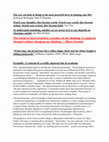 Research paper thumbnail of The Demons of Freud - "Freud demonized the unconscious operations of the normal mind, claiming that each of us harbored a separate unconscious netherworld of dark, twisted urges" - Bargh + Buddha = "We become what we think" - Psychoanalysis an unrealstic unmeasurable-meaningless theory