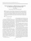 Research paper thumbnail of Numerical simulations of a multi-arm gaseous configuration in a global two-arm spiral gravitational field