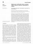 Research paper thumbnail of High-pressure small-angle neutron scattering studies of glucose isomerase conformation in solution