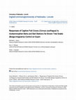 Research paper thumbnail of Responses of Captive Fish Crows (Corvus ossifragus) to Acetaminophen Baits and Bait Stations for Brown Tree Snake (Boiga irregularis) Control on Guam