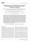 Research paper thumbnail of Immunization with a Lentiviral Vector Stimulates both CD4 and CD8 T Cell Responses to an Ovalbumin Transgene