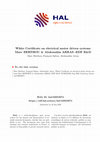 Research paper thumbnail of White Certificate on electrical motor driven systems Marc BERTHOU & Abdessalim ARRAS -EDF R&D