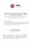 Research paper thumbnail of Etude des performances thermiques d'un chauffage ohmique pour la stérilisation UHT du lait - Définition d'un critère d'encrassement