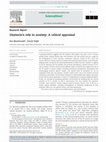 Research paper thumbnail of Oxytocin׳s role in anxiety: A critical appraisal