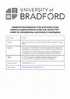 Research paper thumbnail of Dopamine dysregulation in the prefrontal cortex relates to cognitive deficits in the sub-chronic PCP-model for schizophrenia: A preliminary investigation