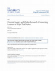 Research paper thumbnail of Personal Inquiry and Online Research