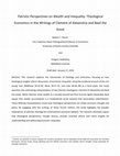 Research paper thumbnail of Patristic Perspectives on Wealth and Inequality: Theological Economics in the Writings of Clement of Alexandria and Basil the Great