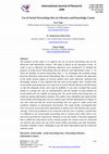 Research paper thumbnail of Use of Social Networking Sites in Libraries and Knowledge Center