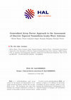 Research paper thumbnail of Generalized Array Factor Approach to the Assessment of Discrete Tapered Nonuniform Leaky-Wave Antenna