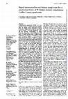 Research paper thumbnail of Rapid immunoblot and kinase assay tests for a syndromal form of X linked mental retardation: Coffin-Lowry syndrome