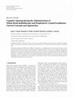 Research paper thumbnail of Cognitive Sparing during the Administration of Whole Brain Radiotherapy and Prophylactic Cranial Irradiation: Current Concepts and Approaches