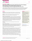 Research paper thumbnail of Association of Radiotherapy Duration With Clinical Outcomes in Patients With Esophageal Cancer Treated in NRG Oncology Trials