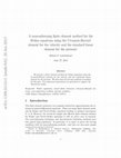 Research paper thumbnail of A nonconforming finite element method for the Stokes equations using the Crouzeix-Raviart element for the velocity and the standard linear element for the pressure