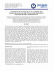 Research paper thumbnail of Assessment of Water Quality of Nagiopeer and Dangewari Wetlands and Status of the Wildlife of Nara Game Reserve, Sindh, Pakistan