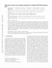 Research paper thumbnail of Electronic structure and transport properties of coupled CdS/ZnSe quantum dots