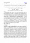 Research paper thumbnail of Evaluation on the Effects of Different Feed Supplementation on Nutrient Intake, Milk Yield and Economic Feasibility of Holstein Frisian Cross Breed Dairy Cow under Small Holder Farmer： Wondo Genet Woreda, SNNPRS, Ethiopia