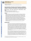 Research paper thumbnail of Unprotected Sex of Homeless Youth: Results from a Multilevel Dyadic Analysis of Individual, Social Network, and Relationship Factors