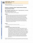 Research paper thumbnail of Predictors of substance abuse treatment need and receipt among homeless women