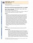 Research paper thumbnail of Masculinity and HIV risk among homeless men in Los Angeles