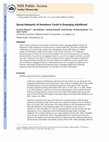 Research paper thumbnail of Social Networks of Homeless Youth in Emerging Adulthood