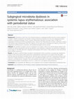 Research paper thumbnail of Subgingival microbiota dysbiosis in systemic lupus erythematosus: association with periodontal status