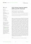 Research paper thumbnail of Host immune response against DENV and ZIKV infections