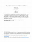 Research paper thumbnail of Women on Bank Boards: Evidence from Gender Quotas around the World