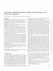 Research paper thumbnail of Lipid kinetic differences between children with kwashiorkor and those with marasmus