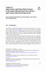 Research paper thumbnail of Open Source and Open Data Licenses in the Smart Infrastructure Era: Review and License Selection Frameworks