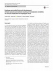 Research paper thumbnail of Esophago-pericardial fistula with development of hydro-pneumo-pericardium resulting in hemodynamic instability: an unusual complication of esophageal cancer