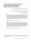 Research paper thumbnail of Paulo Freire e Orlando Fals Borda na genealogia da pedagogia decolonial latino-americana