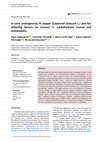 Research paper thumbnail of In vitro androgenesis in pepper (Capsicum annuum L.) and the affecting factors on success: II. Carbohydrate source and antioxidants