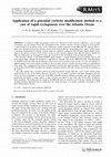 Research paper thumbnail of Application of a potential vorticity modification method to a case of rapid cyclogenesis over the Atlantic Ocean