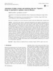 Research paper thumbnail of Adsorption of indigo carmine and methylene blue dye: Taguchi’s design of experiment to optimize removal efficiency