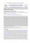 Research paper thumbnail of Pedagogical Challenges Facing The Teaching Business Studies in Secondary Schools in Bauchi State, Nigeria