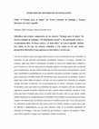 Research paper thumbnail of SEMINARIO DE MÉTODOS DE INVESTIGACIÓN Taller 3:"Trabajo para la mujer" de Teresa González de Fanning y Ensayos libertarios