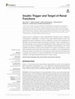 Research paper thumbnail of Insulin: Trigger and Target of Renal Functions