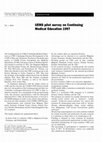 Research paper thumbnail of UEMS pilot survey on Continuing Medical Education 1997