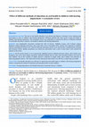 Research paper thumbnail of Effect of Different Methods of Education on oral health in Children with Hearing Impairment: A Systematic Review