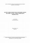 Research paper thumbnail of Output-Employment Relationship Across Sectors: A Long Versus Short-Run Perspective