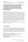 Research paper thumbnail of A gender-focused review of the effect of message source attractiveness on persuasion: Implications for marketers and advertisers