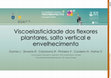 Research paper thumbnail of Viscoelasticidade dos flexores plantares, salto vertical e envelhecimento