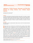 Research paper thumbnail of Application of Hybrid Bernstein Polynomials and Block-Pulse Functions for Solving Nonlinear Fuzzy Fredholm Integral Equations