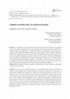 Research paper thumbnail of Criptoginia: una palabra nueva, un concepto para investigar