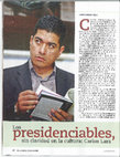 Research paper thumbnail of Los candidatos presidenciales sin compromiso con la cultura