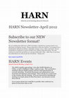 Research paper thumbnail of April 2012 Newsletter