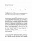 Research paper thumbnail of From market hegemony to diverse economies: evaluating the plurality of albour practices in Ukraine