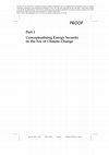 Research paper thumbnail of Energy Security and Climate Security under Conditions of the Anthropocene