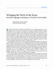 Research paper thumbnail of Wringing the Neck of the Swan: Second Language Learning as a Tool for Conviviality