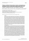 Research paper thumbnail of Climate evolution in the last five centuries simulated by an atmosphere-ocean model: global temperatures, the North Atlantic Oscillation and the Late Maunder Minimum